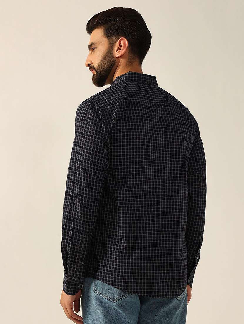 men checkered long sleeve regular fit casual shirt - 22301735 -  Standard Image - 2
