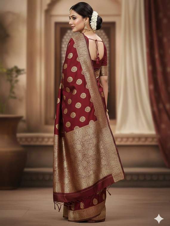 women self design banarasi saree with blouse - 22301871 -  Standard Image - 2