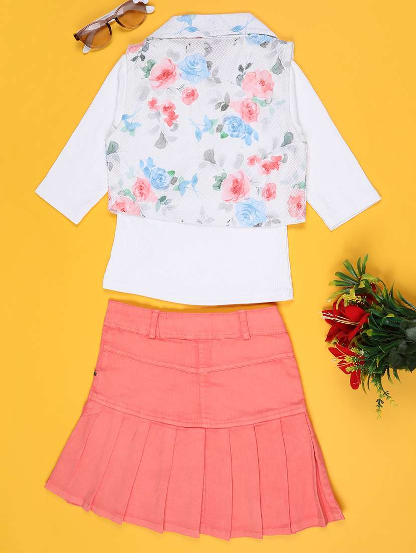 peach cotton twin sets & jump suit - 22302283 -  Standard Image - 2