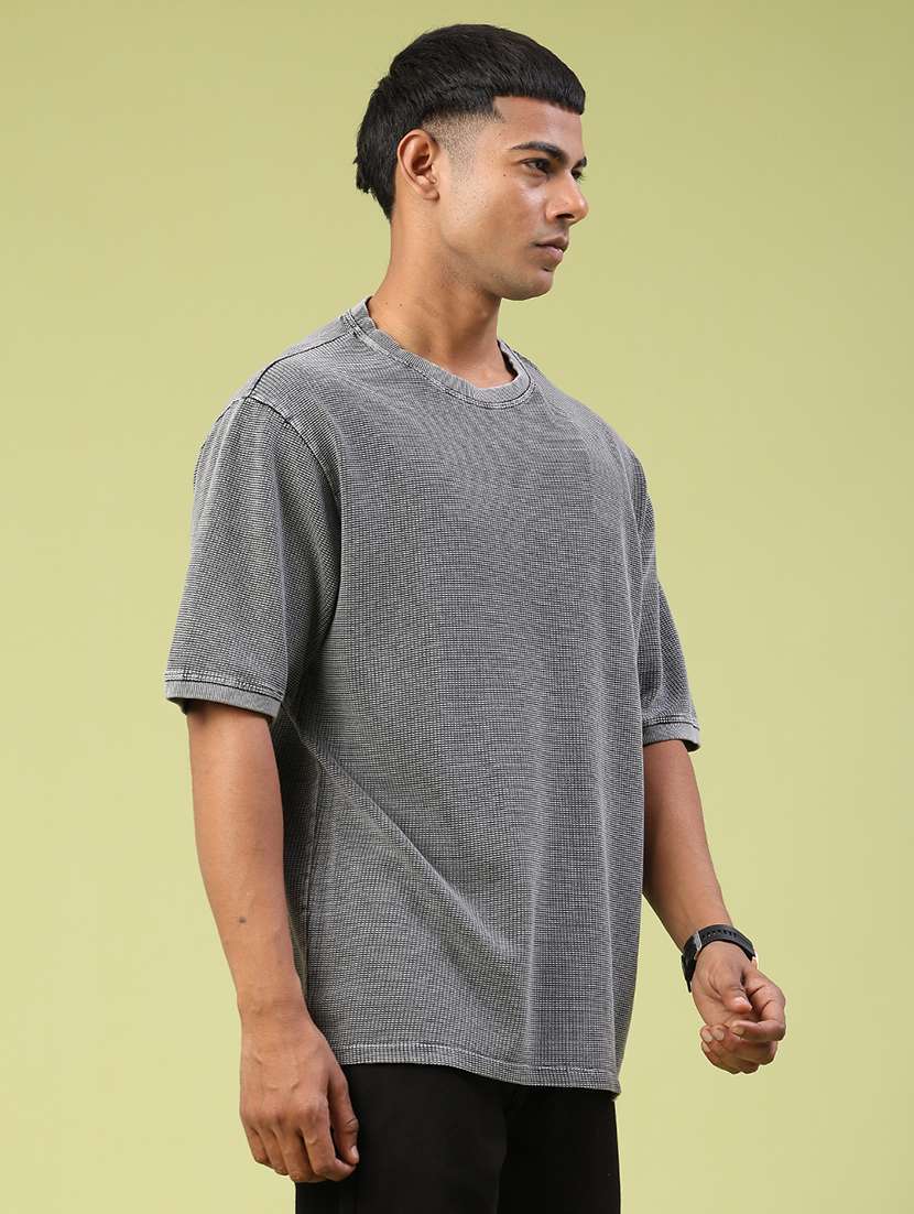 men self design short sleeve loose fit t-shirt - 22302295 -  Standard Image - 2