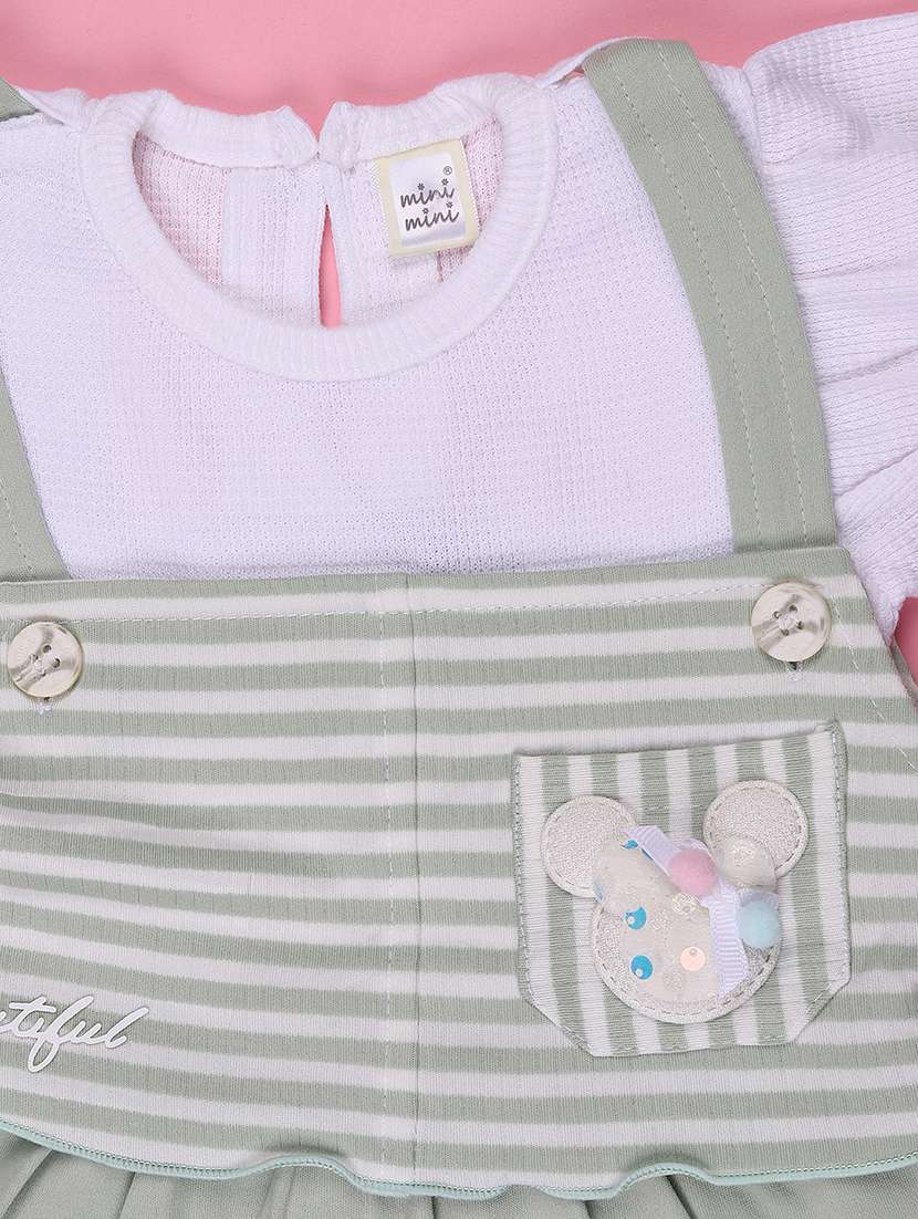 girls printed short sleeve dress with blommer - 22302397 -  Standard Image - 2