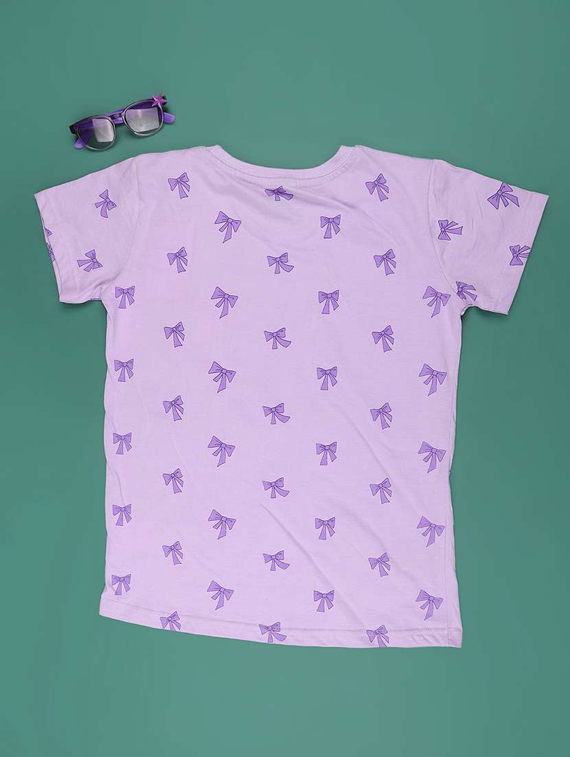 girls printed short sleeve tee - 22302716 -  Standard Image - 2