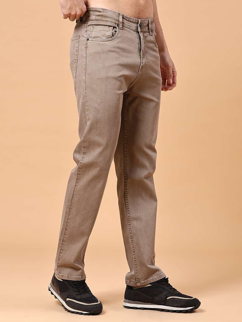 men plain mid rise full length jeans - 22302761 -  Standard Image - 2