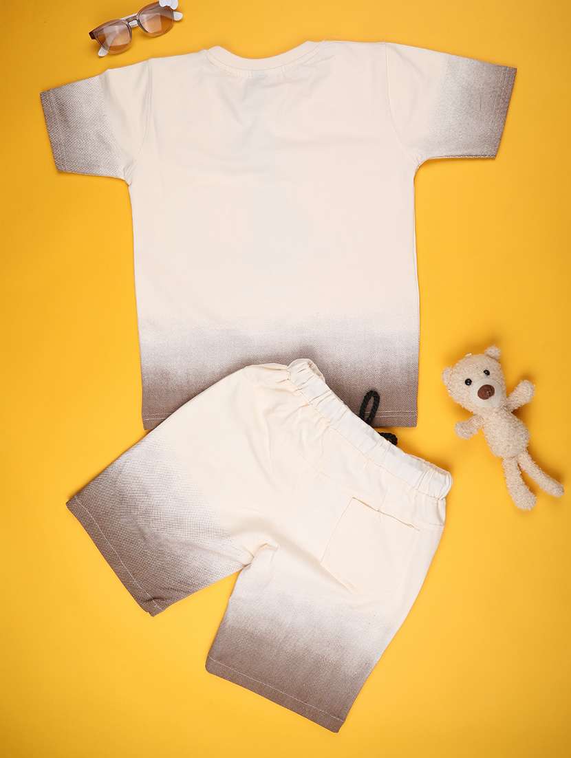 brown cotton suit sets twin & dungree - 22302820 -  Standard Image - 2