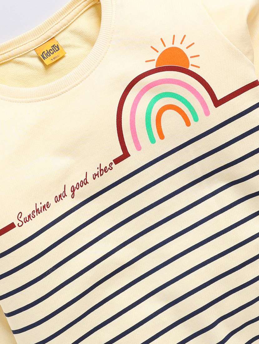 girls solid short sleeve a-line dress - 22303015 -  Standard Image - 2