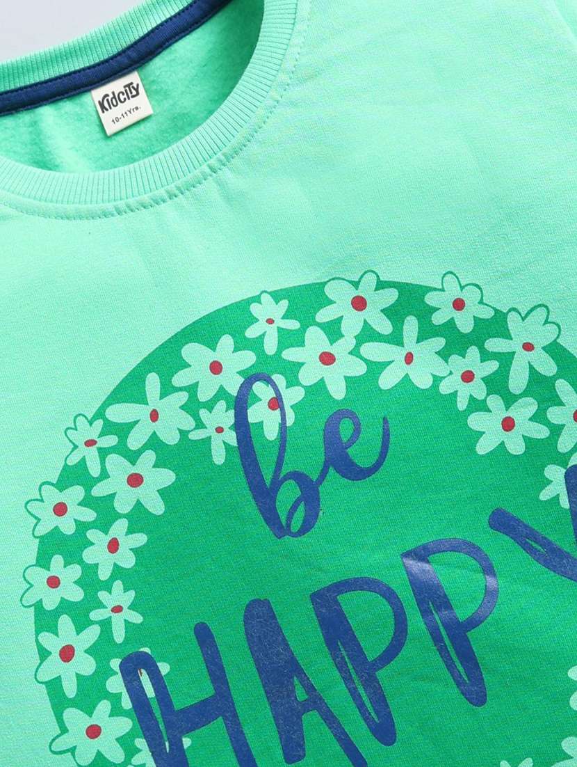 girls printed long sleeve sweatshirt - 22303023 -  Standard Image - 2