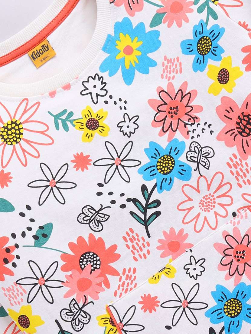 girls printed long sleeve sweatshirt - 22303037 -  Standard Image - 2