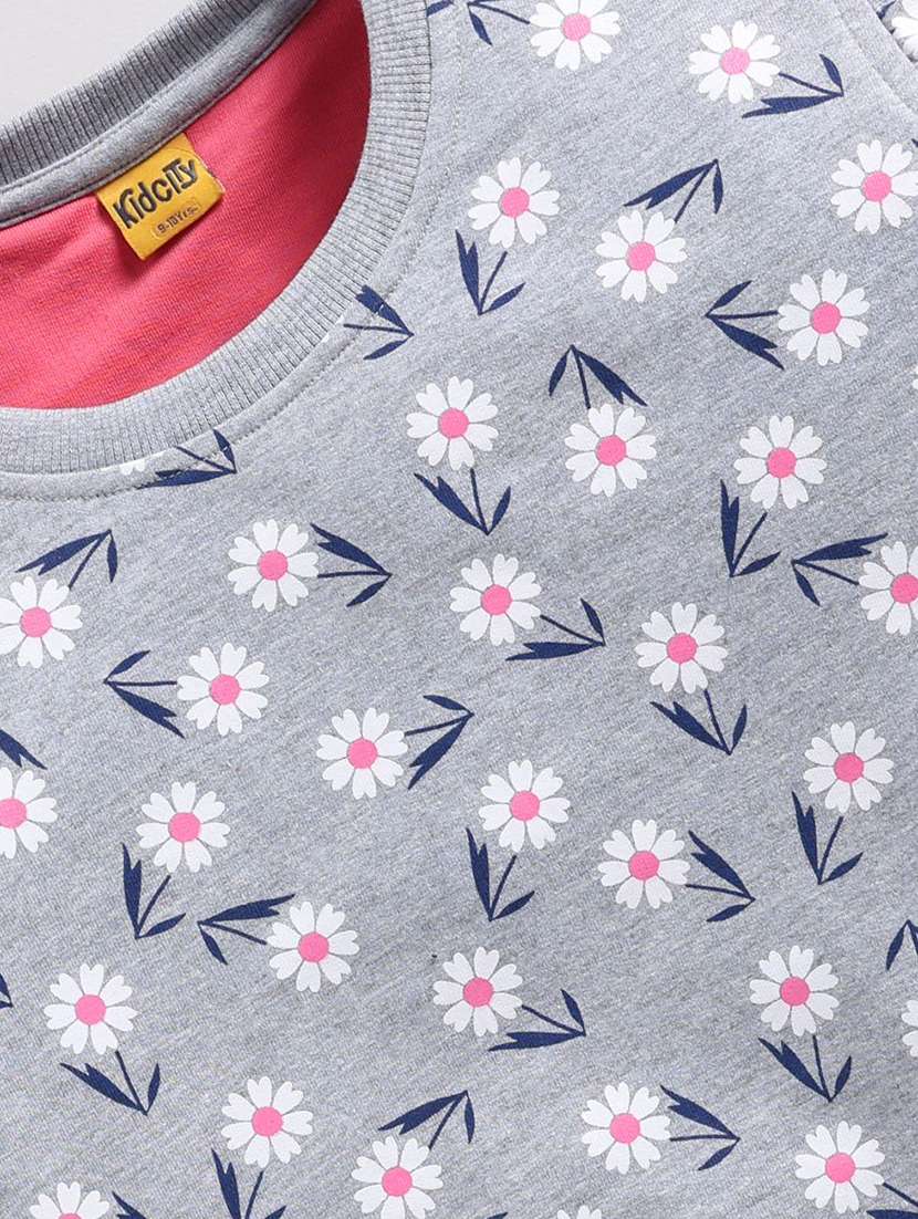 girls all over print long sleeve sweatshirt - 22303050 -  Standard Image - 2