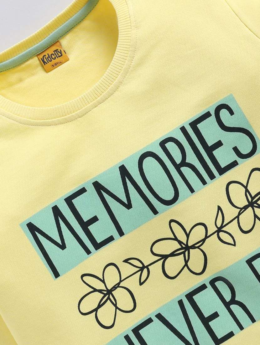 girls printed long sleeve sweatshirt - 22303095 -  Standard Image - 2