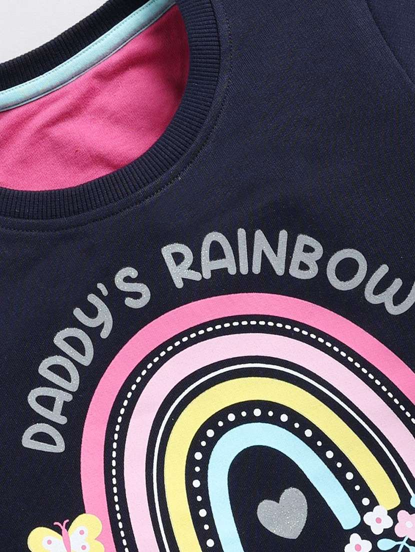 girls printed long sleeve sweatshirt - 22303116 -  Standard Image - 2