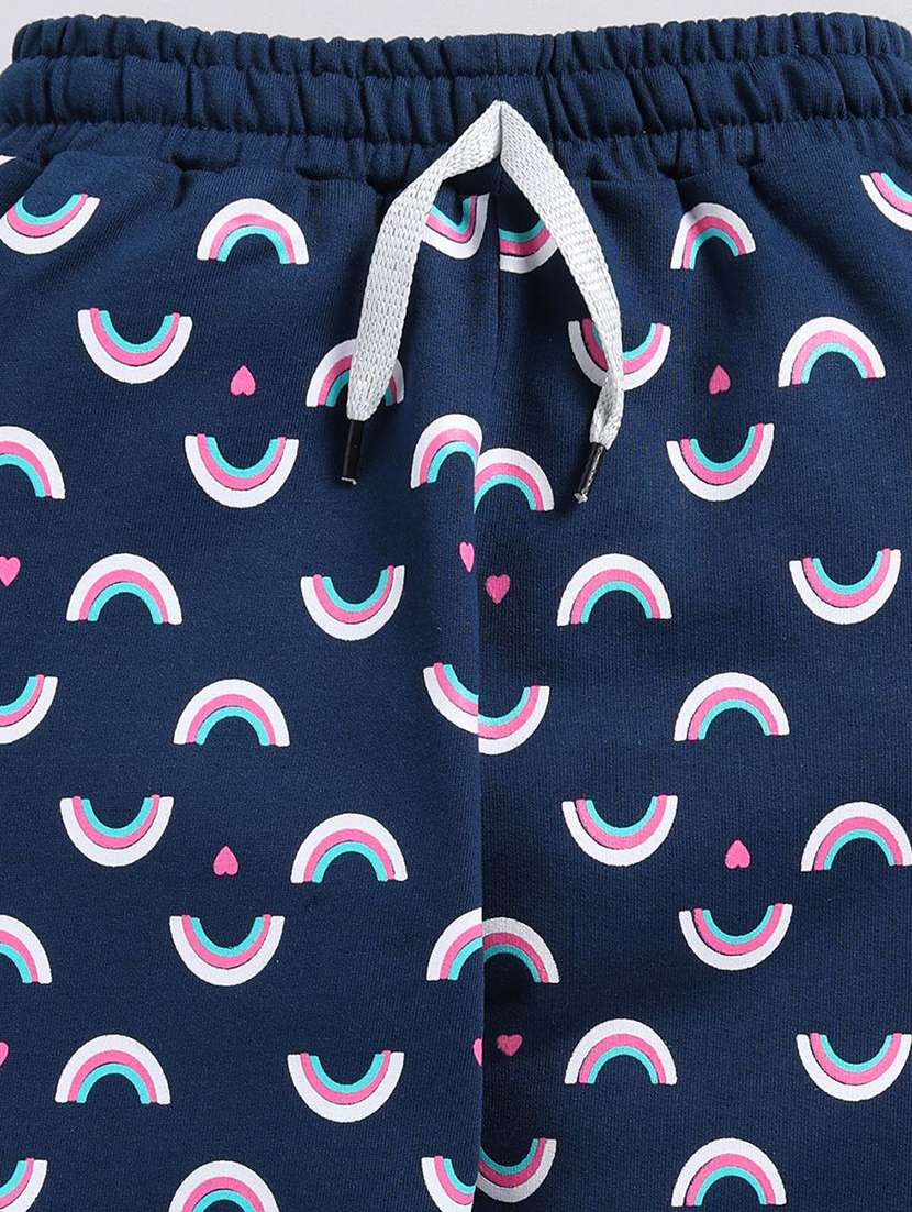 girls printed mid rise jogger - 22303119 -  Standard Image - 2