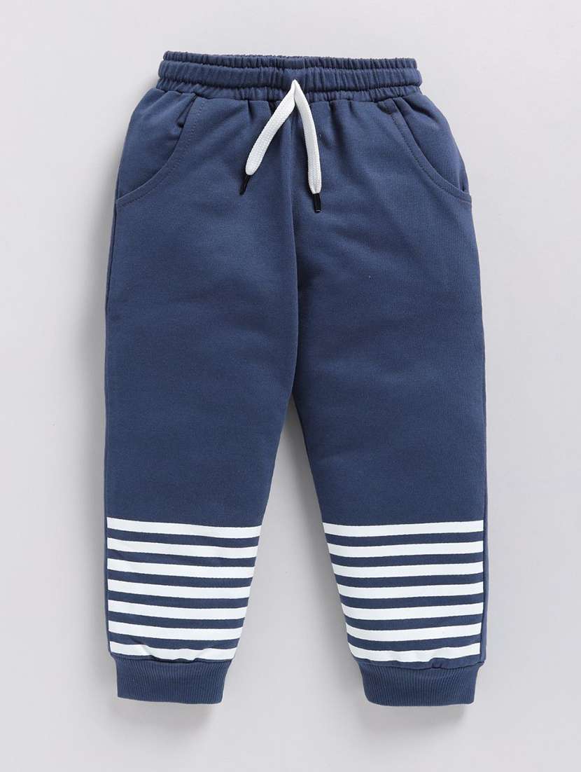kids printed mid rise jogger