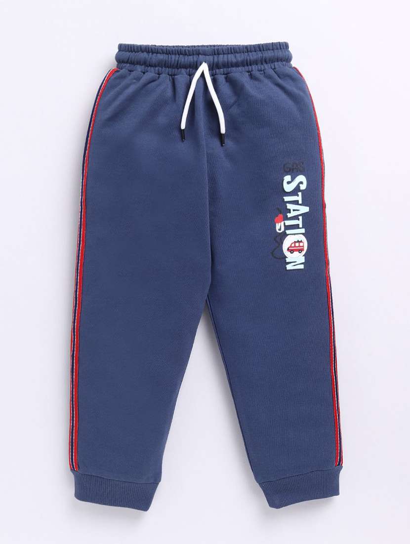 kids printed mid rise jogger