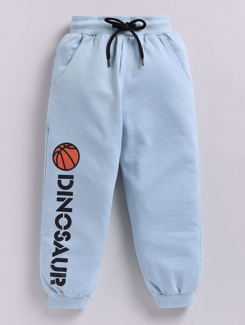 kids printed mid rise jogger