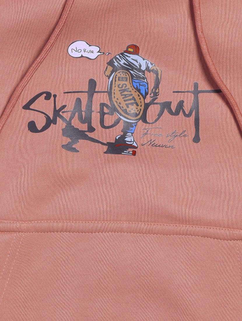 boys printed long sleeve hooded sweatshirt - 22303492 -  Standard Image - 2