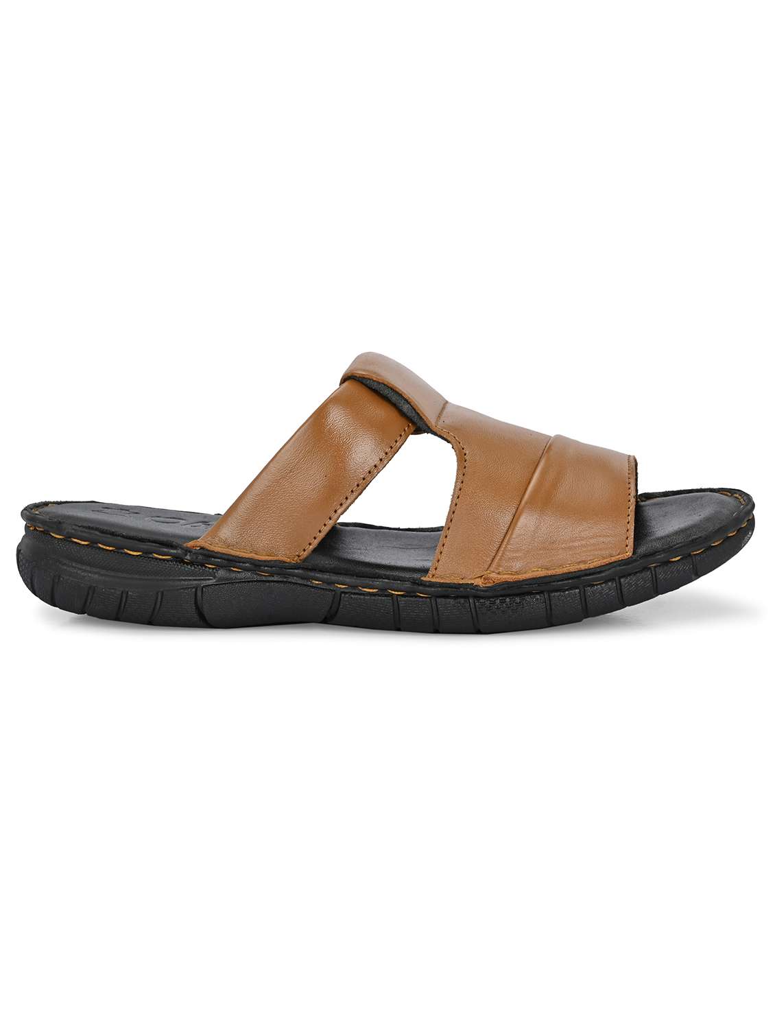 men tan slip on sandal - 22303523 -  Standard Image - 2