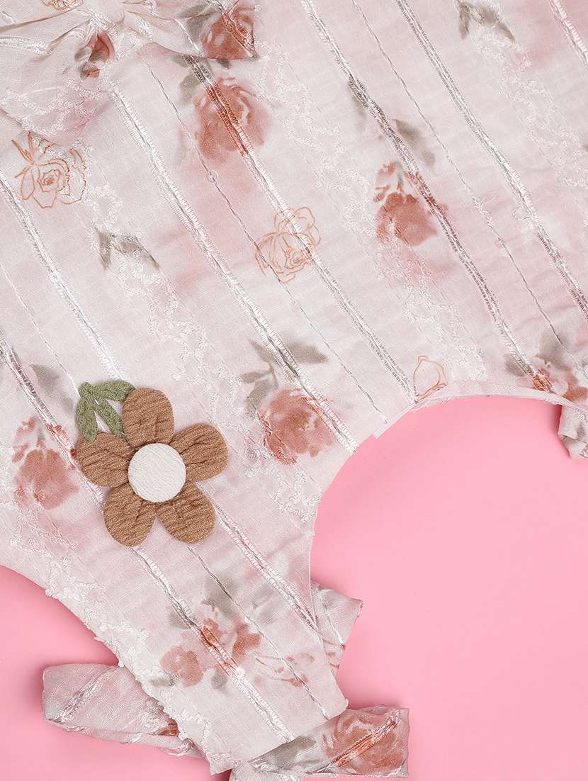 girls floral print sleeveless tiered frock - 22304198 -  Standard Image - 2