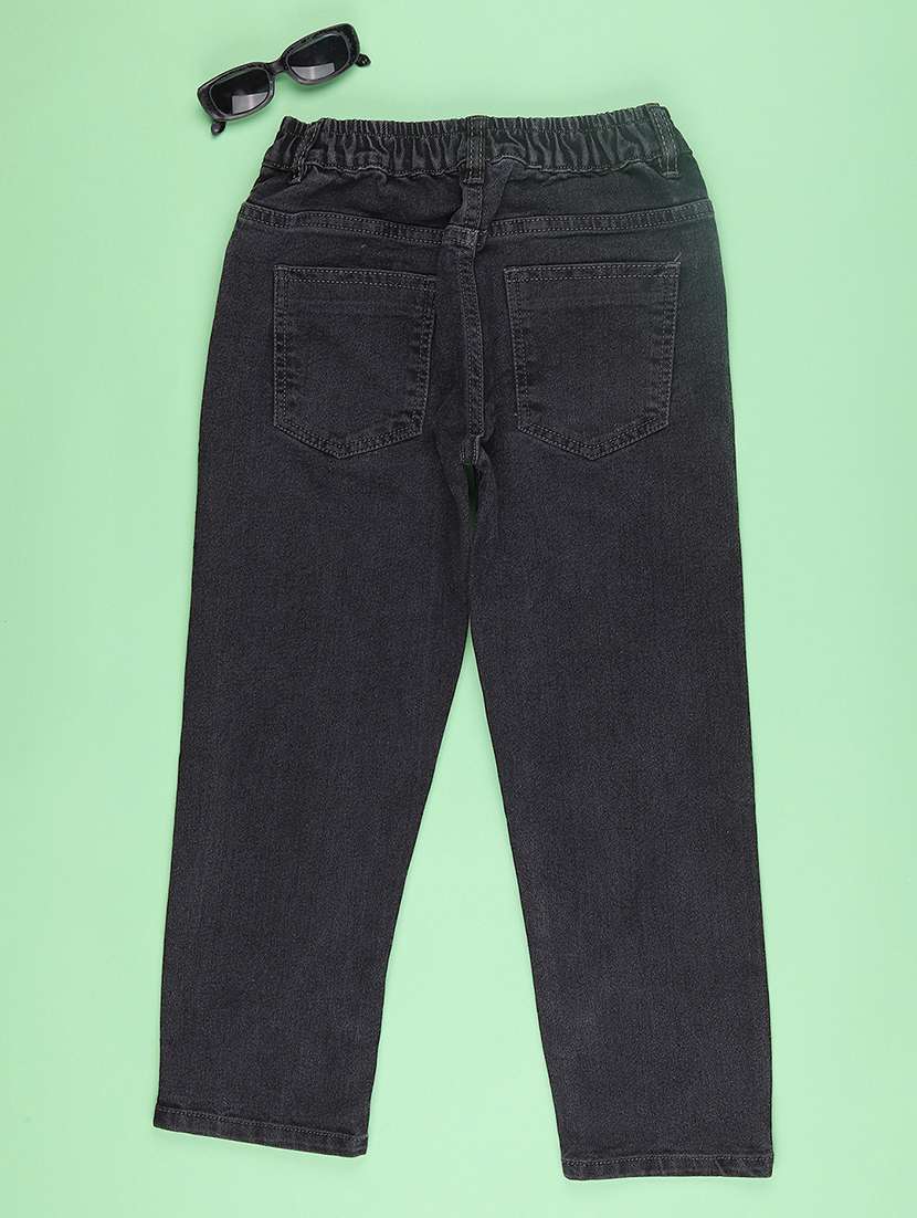 grey poly cotton plain jean - 22304203 -  Standard Image - 2