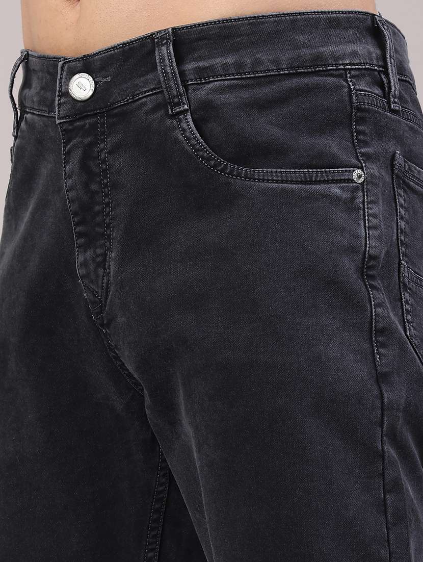 men plain mid rise full length jeans - 22304321 -  Standard Image - 2