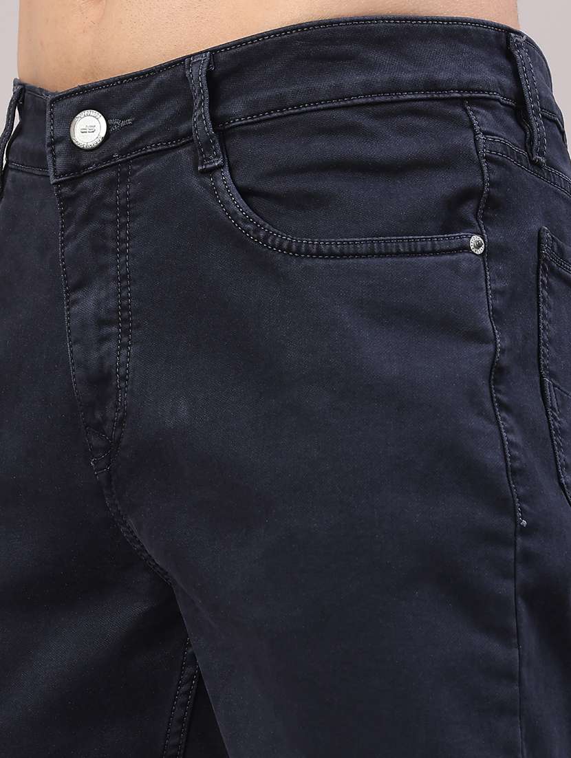 men plain mid rise full length jeans - 22304325 -  Standard Image - 2