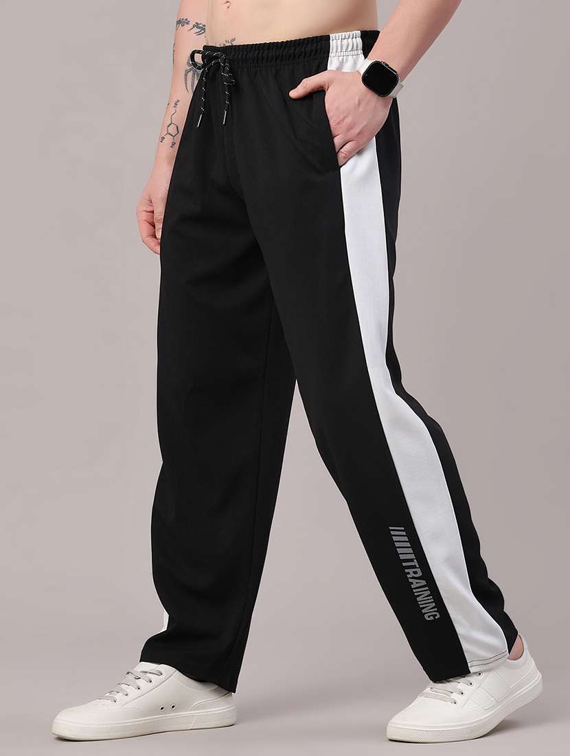 men side taped mid rise relaxed fit track pant - 22304688 -  Standard Image - 2