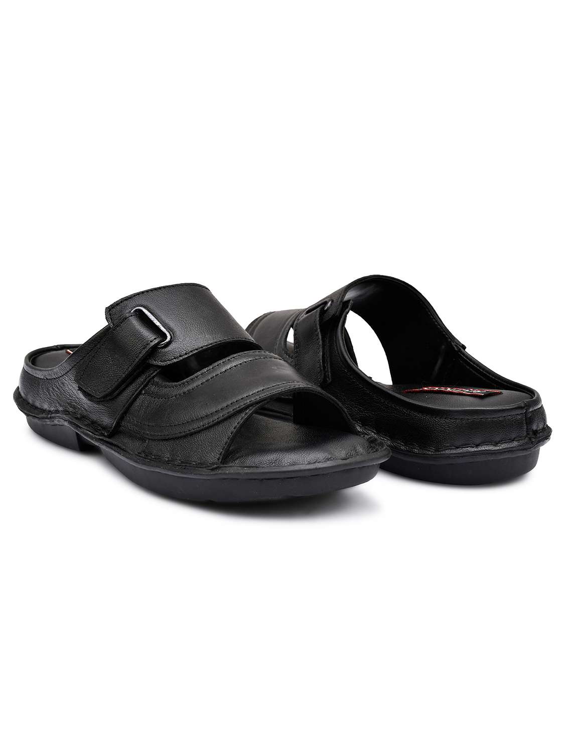 men black slip on sandal - 22304992 -  Standard Image - 2