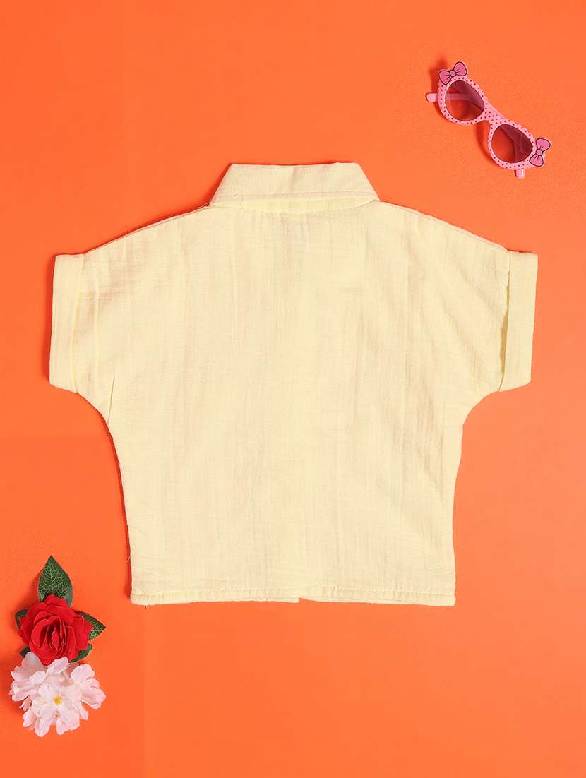 Yellow Cotton Top - 22305274 -  Standard Image - 2