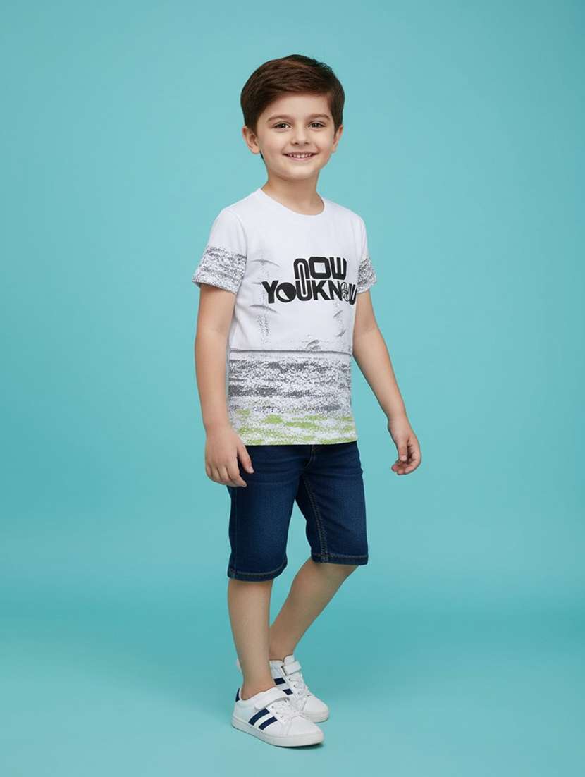 boys printed short sleeve t-shirt