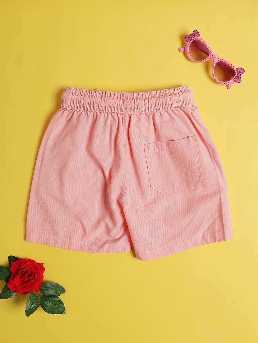 boys solid mid rise regular fit shorts - 22305513 -  Standard Image - 2