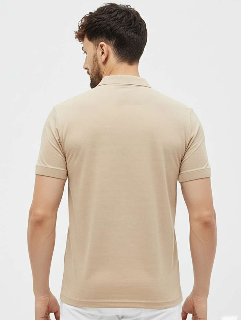 men solid short sleeve regular fit polo t-shirt - 22305645 -  Standard Image - 2