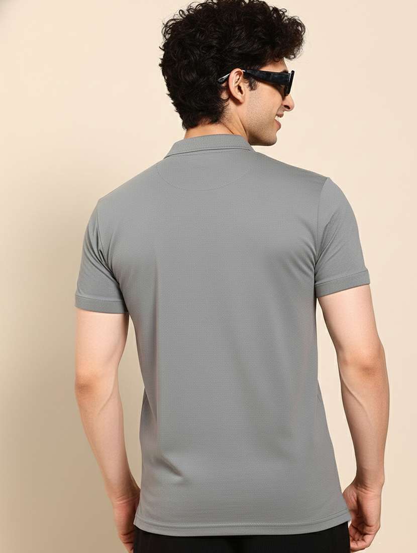 men solid short sleeve regular fit polo t-shirt - 22305647 -  Standard Image - 2