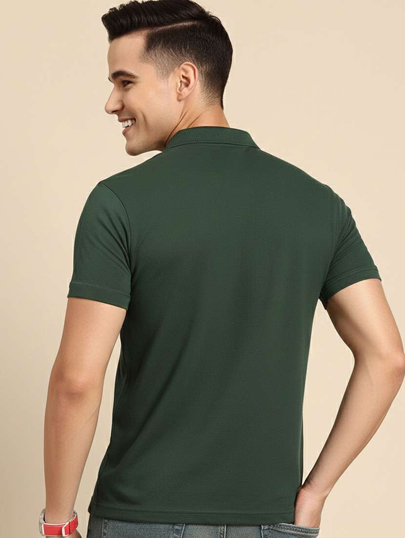 men solid short sleeve regular fit polo t-shirt - 22305652 -  Standard Image - 2