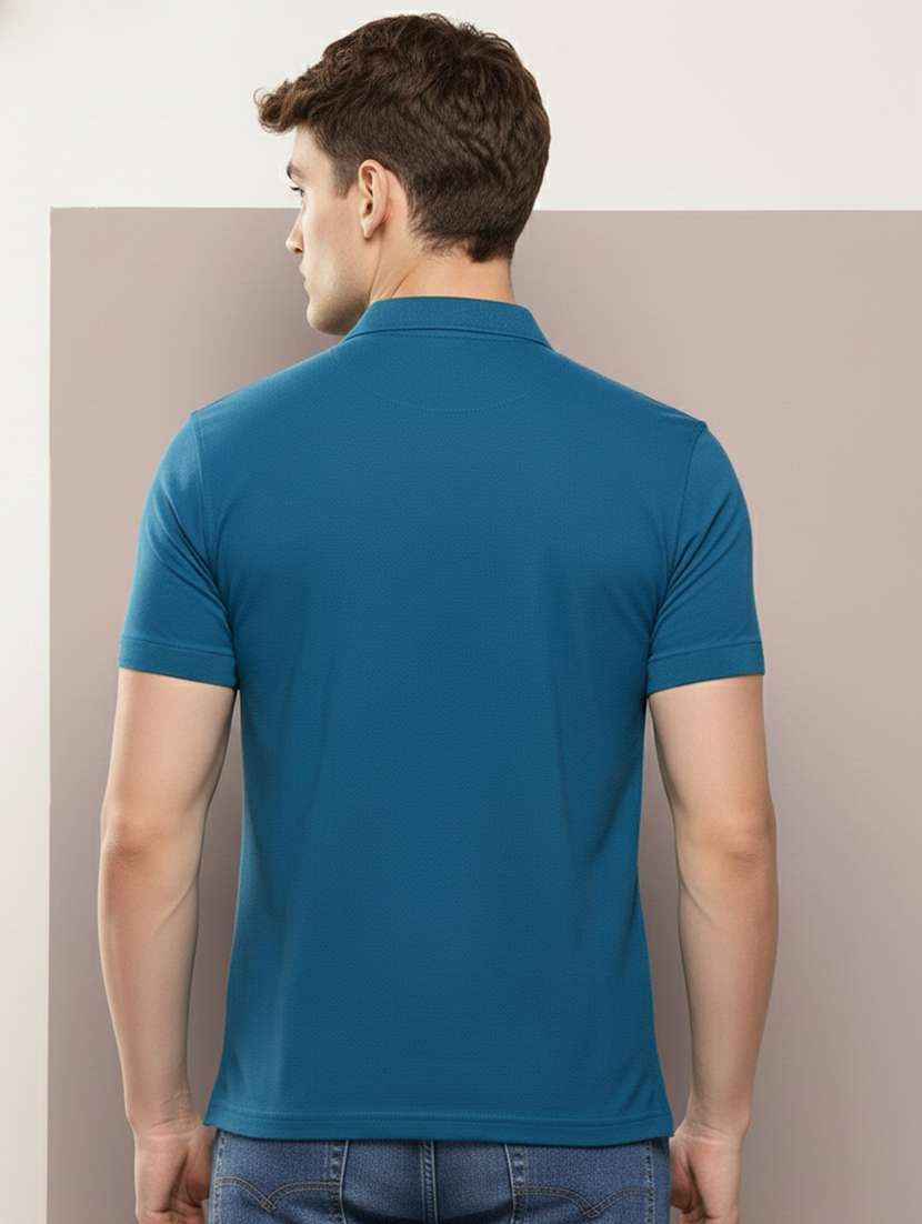 men solid short sleeve regular fit polo t-shirt - 22305656 -  Standard Image - 2
