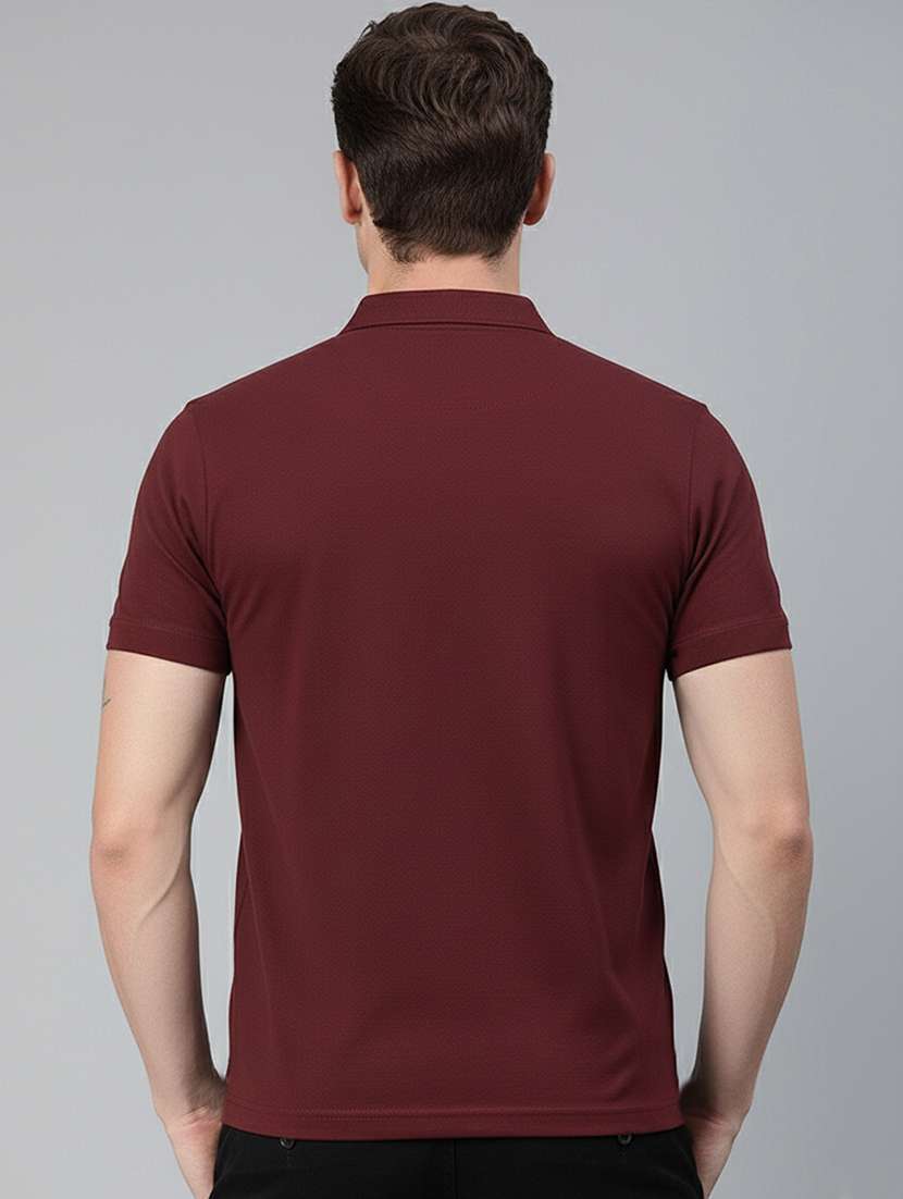 men solid short sleeve regular fit polo t-shirt - 22305688 -  Standard Image - 2