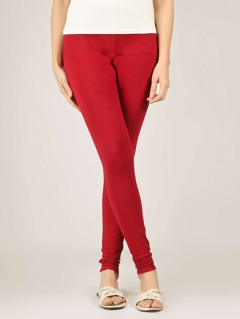 women solid mid rise legging - 22305746 -  Standard Image - 2