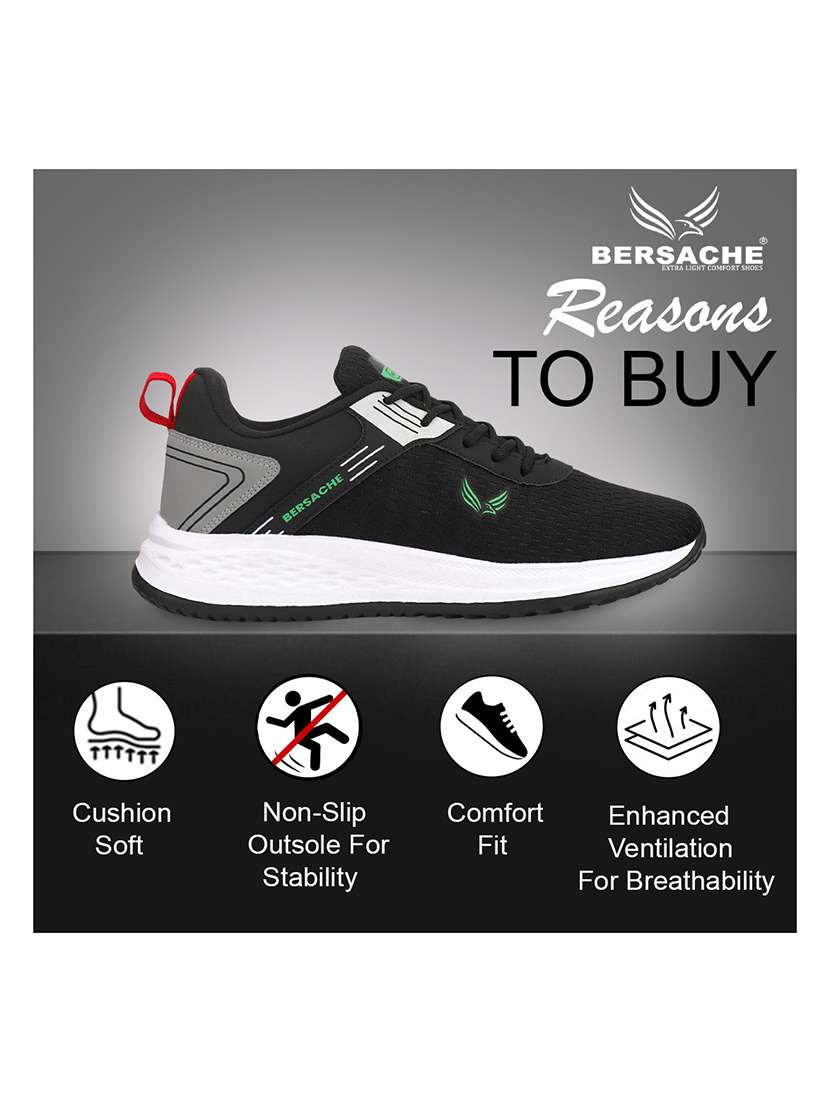 men black lace up sport shoe - 22305981 -  Standard Image - 2