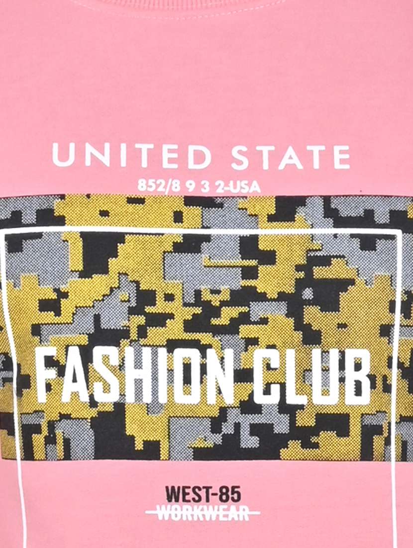 men printed long sleeve regular fit sweatshirt - 22306060 -  Standard Image - 2