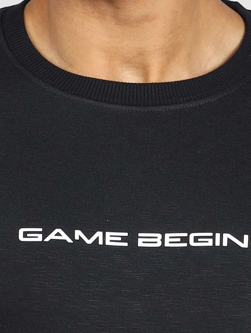 men logo print long sleeve regular fit sweatshirt - 22306076 -  Standard Image - 2