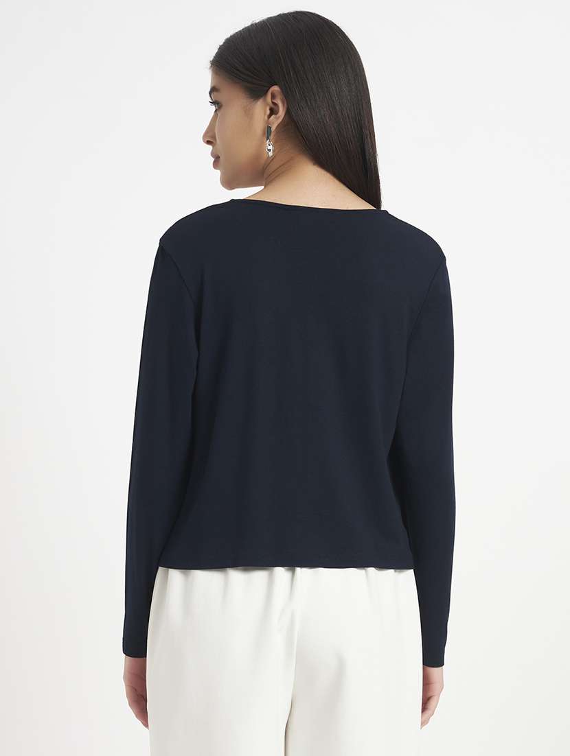 women solid long sleeve regular shrug - 22306508 -  Standard Image - 2