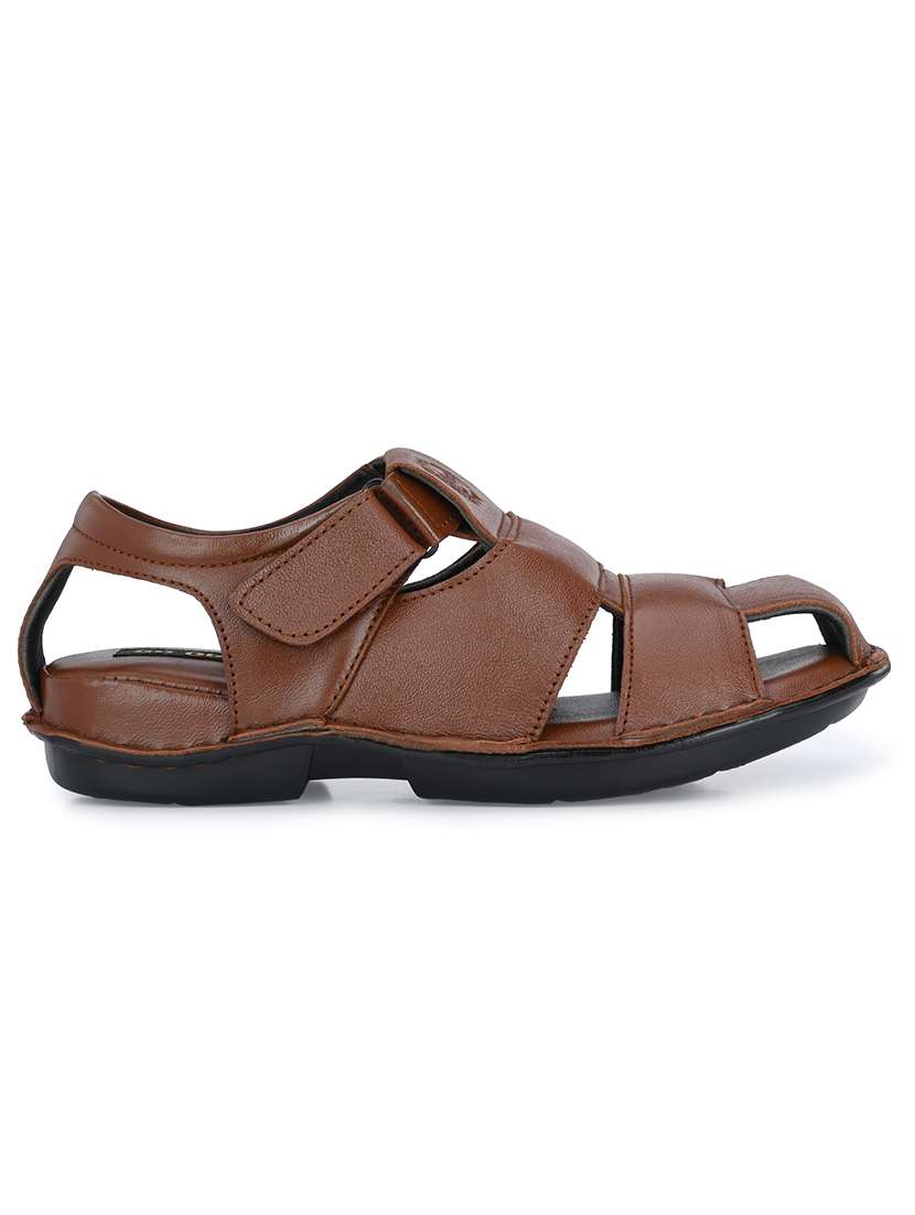 men solid back strap sandal - 22306672 -  Standard Image - 2