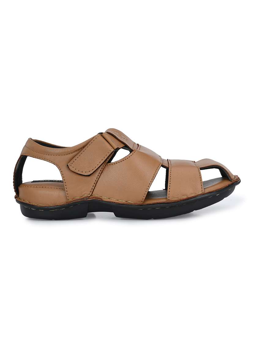 men solid back strap sandal - 22306673 -  Standard Image - 2