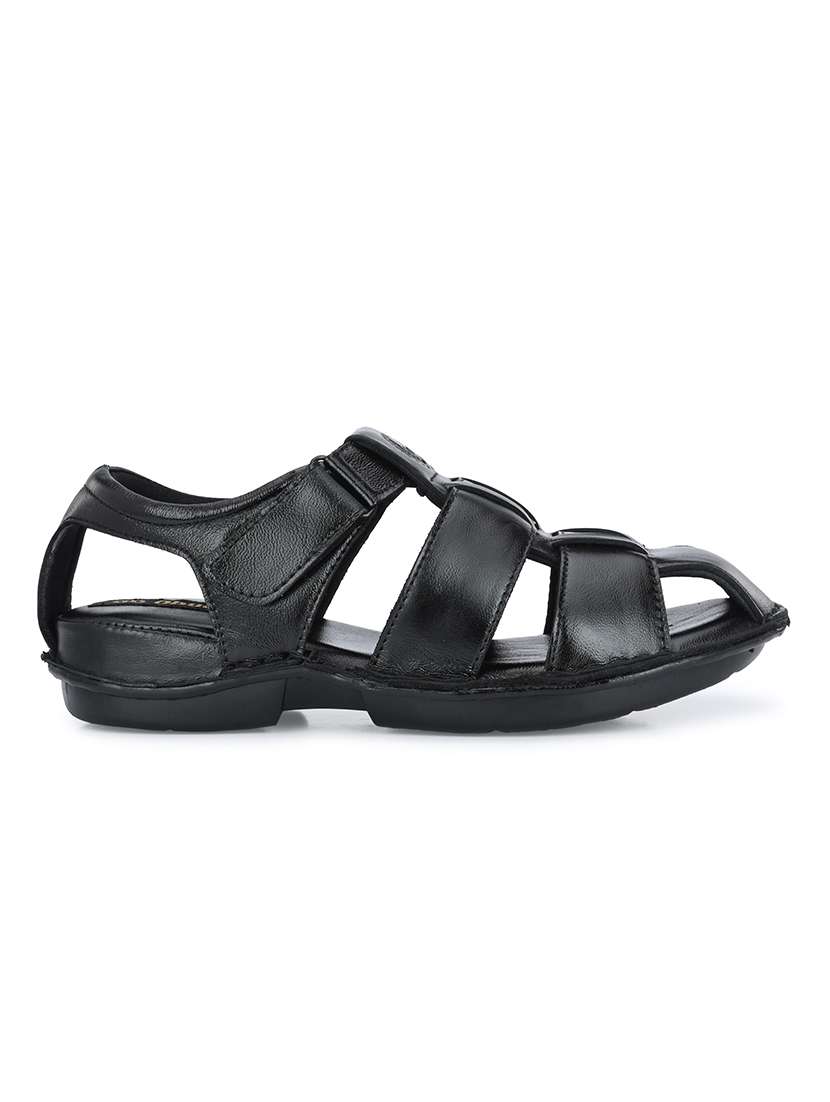 men solid back strap sandal - 22306674 -  Standard Image - 2