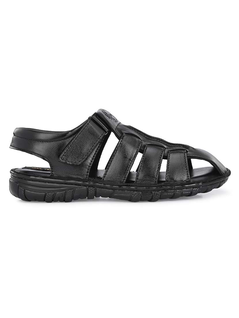 men solid back strap sandal - 22306680 -  Standard Image - 2