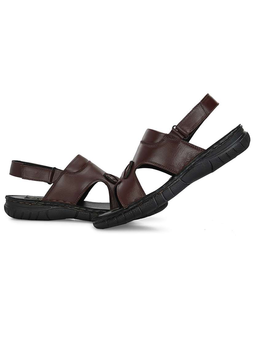 men solid back strap sandal - 22306684 -  Standard Image - 2
