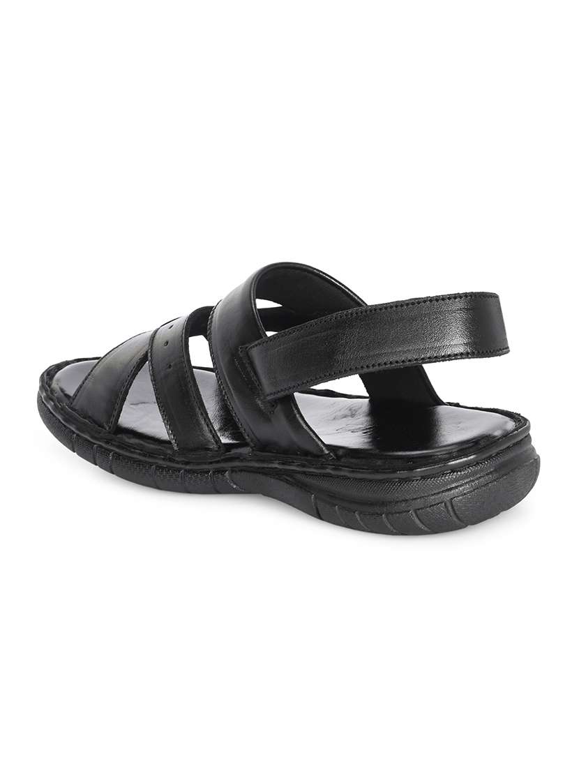 men solid back strap sandal - 22306685 -  Standard Image - 2