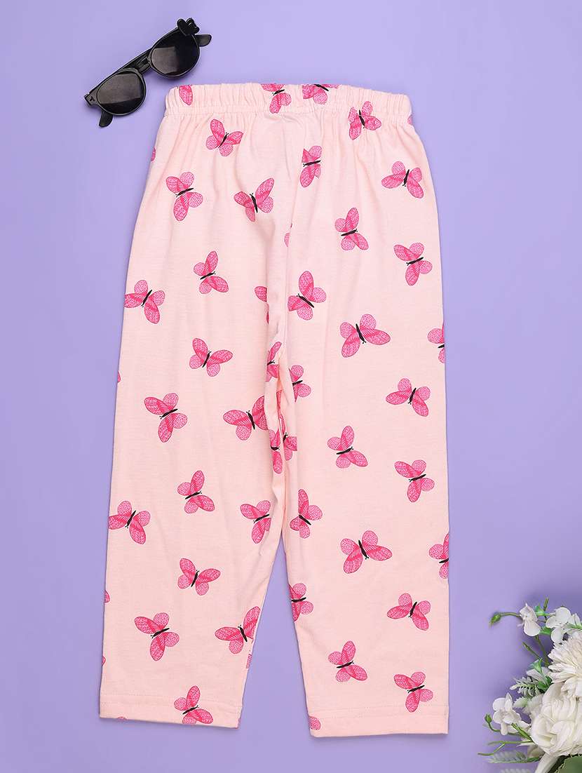 girls printed mid rise pyjama - 22306989 -  Standard Image - 2
