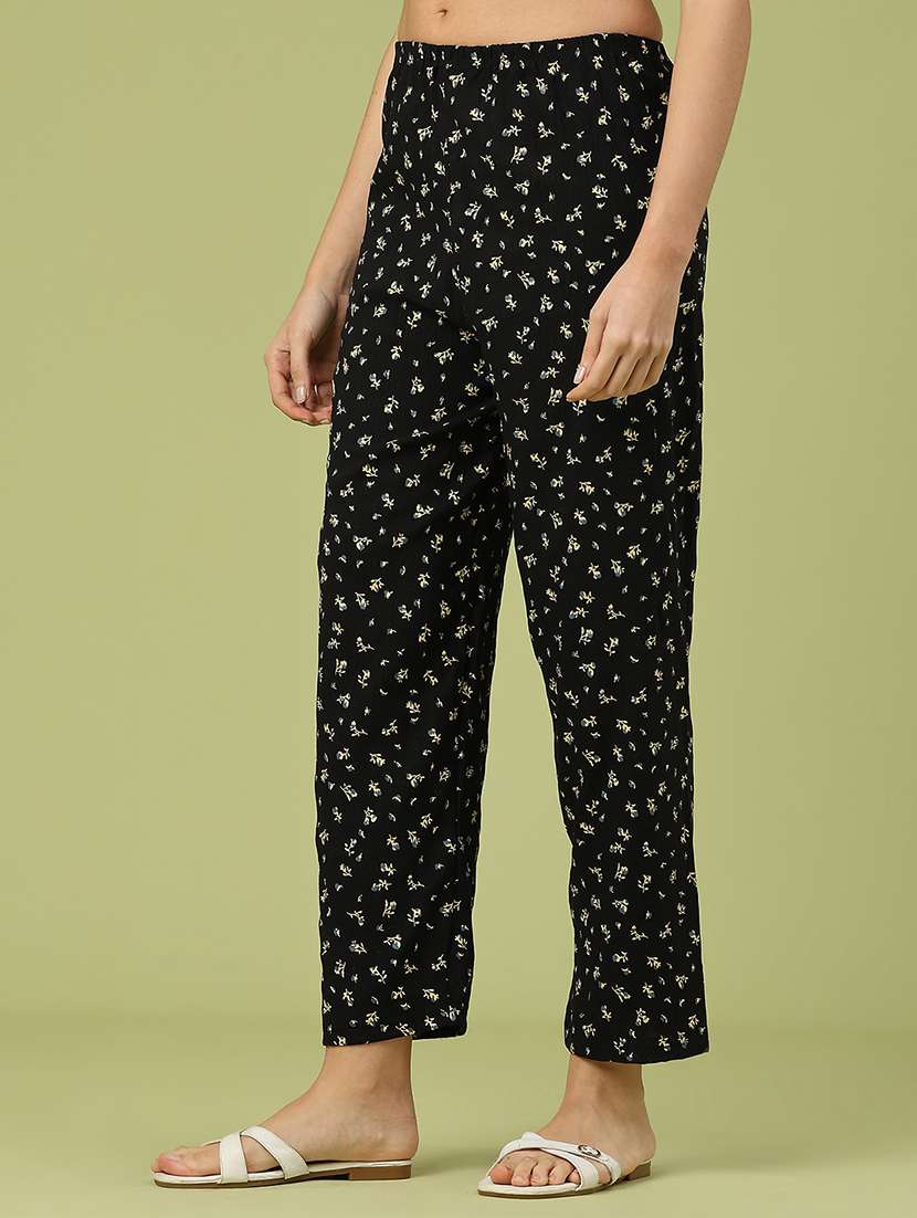 women printed mid rise pajama - 22307055 -  Standard Image - 2