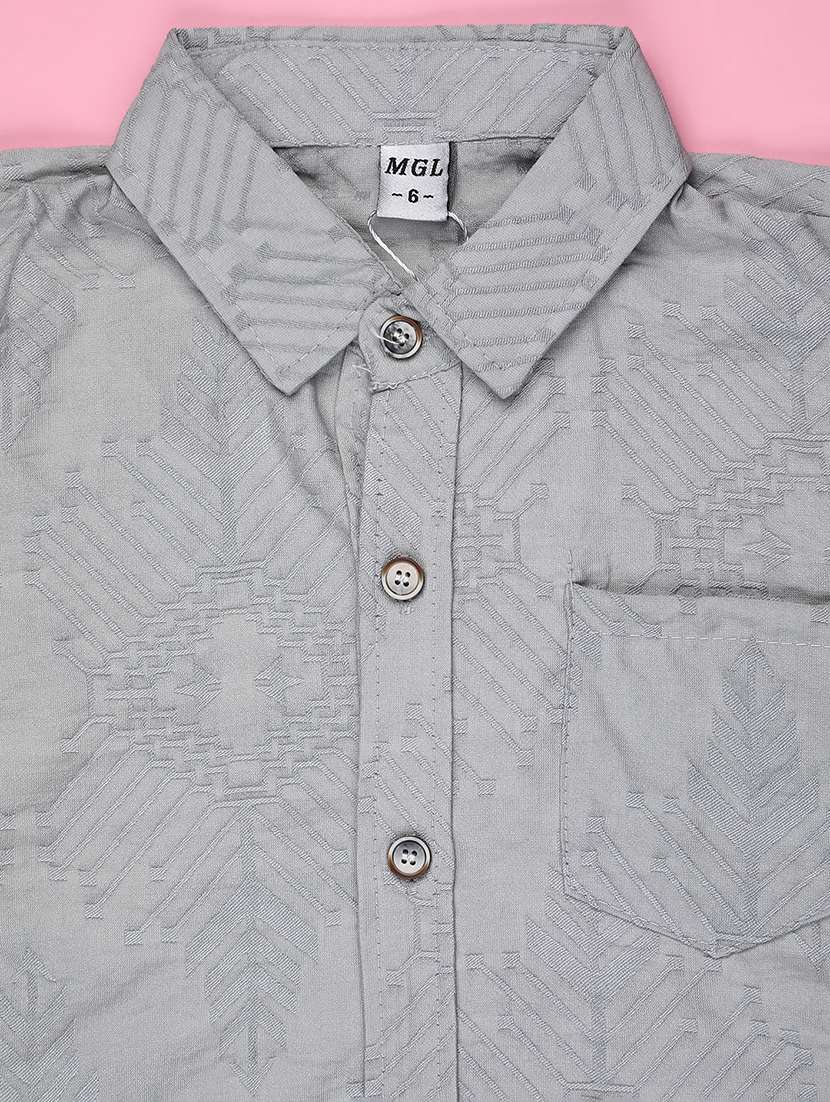 boys collared short sleeve shirt - 22307102 -  Standard Image - 2