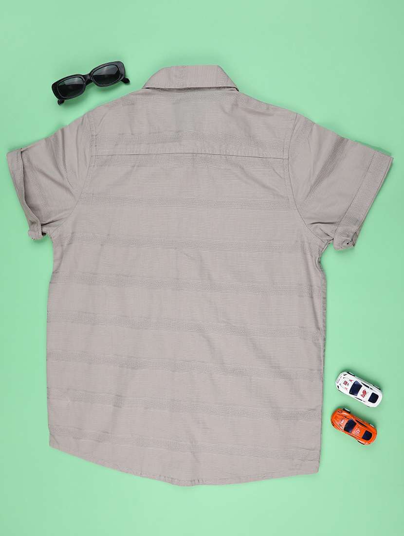 boys collared short sleeve shirt - 22307112 -  Standard Image - 2