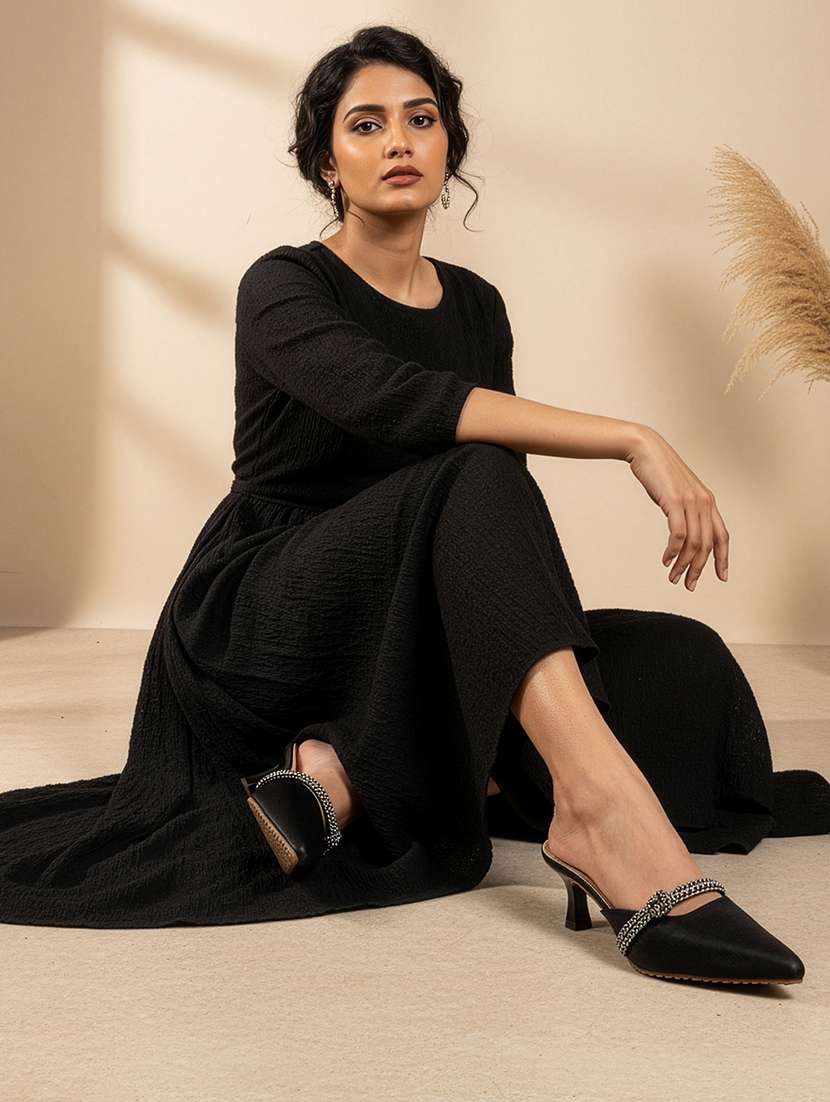 women embellished slip on mules - 22307574 -  Standard Image - 2